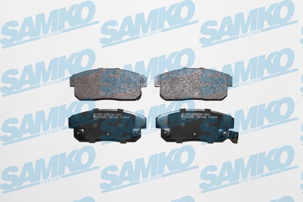 Samko 5SP1432 - Тормозные колодки, дисковые, комплект avtokuzovplus.com.ua