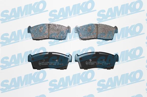 Samko 5SP1442 - Гальмівні колодки, дискові гальма autocars.com.ua