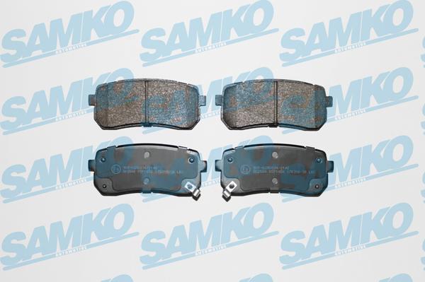 Samko 5SP1450 - Гальмівні колодки, дискові гальма autocars.com.ua