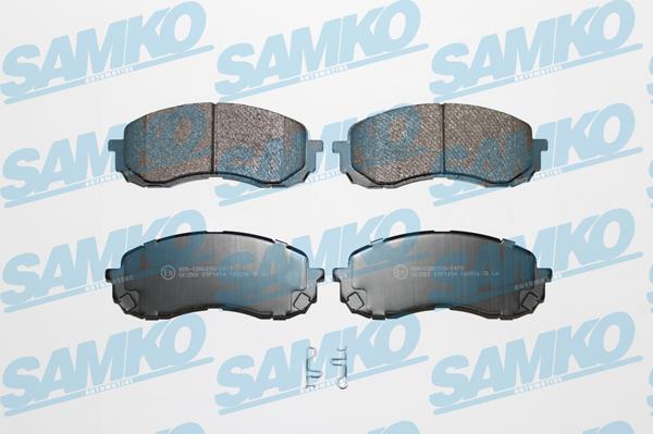 Samko 5SP1454 - Гальмівні колодки, дискові гальма autocars.com.ua