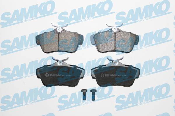 Samko 5SP1460 - Гальмівні колодки, дискові гальма autocars.com.ua