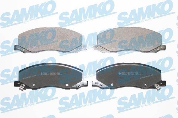 Samko 5SP1468 - Гальмівні колодки, дискові гальма autocars.com.ua