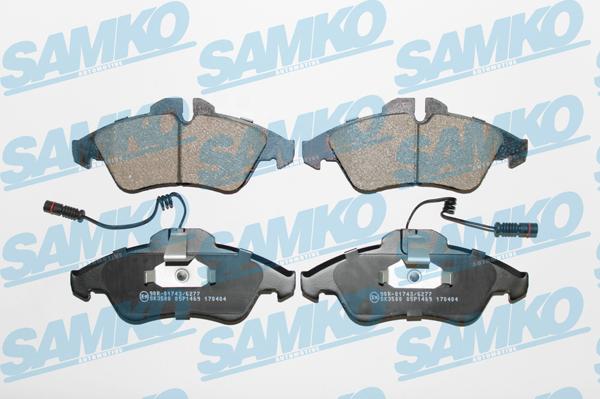 Samko 5SP1469 - Гальмівні колодки, дискові гальма autocars.com.ua