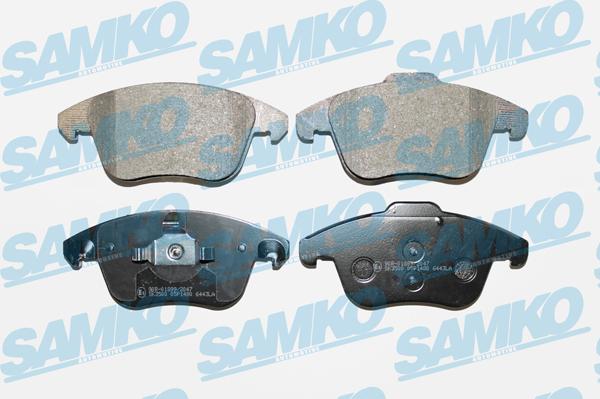 Samko 5SP1480 - Тормозные колодки, дисковые, комплект avtokuzovplus.com.ua