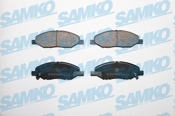 Samko 5SP1497 - Гальмівні колодки, дискові гальма autocars.com.ua