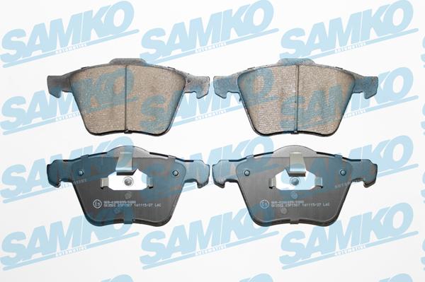Samko 5SP1507 - Гальмівні колодки, дискові гальма autocars.com.ua