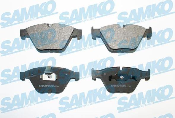 Samko 5SP1510 - Гальмівні колодки, дискові гальма autocars.com.ua