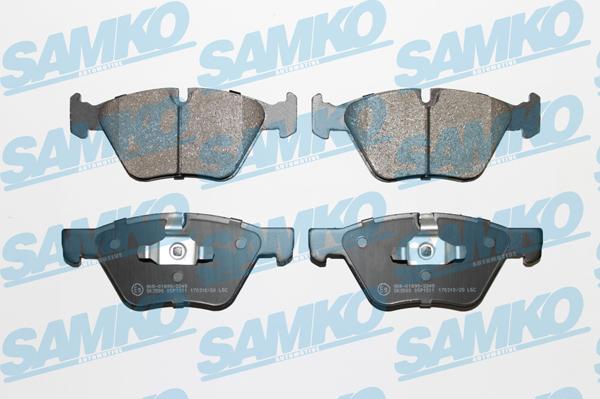 Samko 5SP1511 - Гальмівні колодки, дискові гальма autocars.com.ua