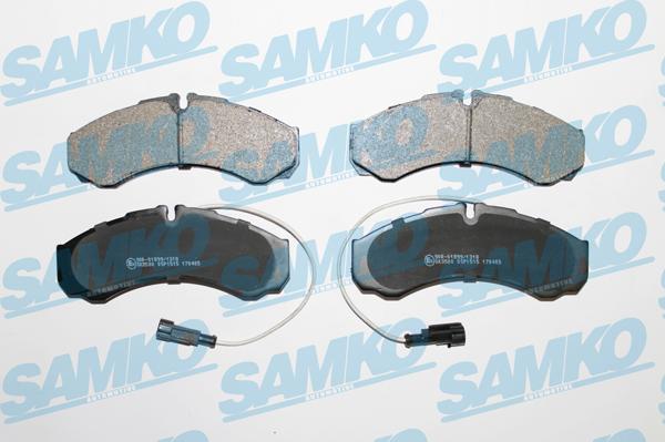 Samko 5SP1515 - Гальмівні колодки, дискові гальма autocars.com.ua