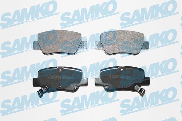 Samko 5SP1522 - Тормозные колодки, дисковые, комплект avtokuzovplus.com.ua