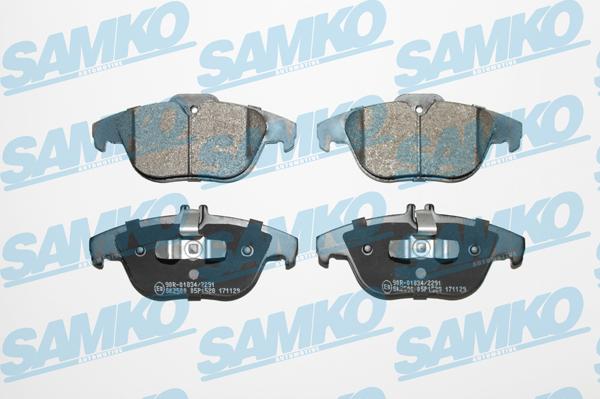 Samko 5SP1528 - Гальмівні колодки, дискові гальма autocars.com.ua