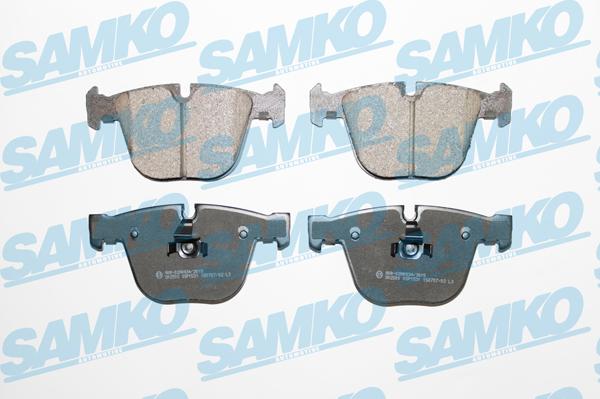 Samko 5SP1531 - Тормозные колодки, дисковые, комплект avtokuzovplus.com.ua