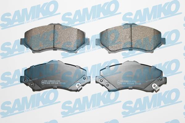 Samko 5SP1548 - Гальмівні колодки, дискові гальма autocars.com.ua