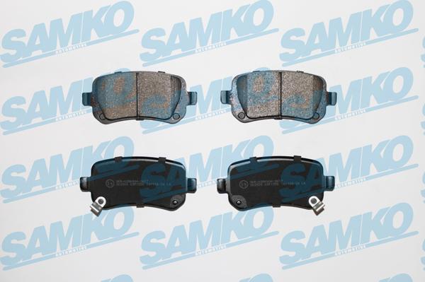Samko 5SP1550 - Тормозные колодки, дисковые, комплект avtokuzovplus.com.ua