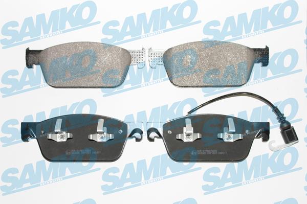 Samko 5SP1551 - Гальмівні колодки, дискові гальма autocars.com.ua