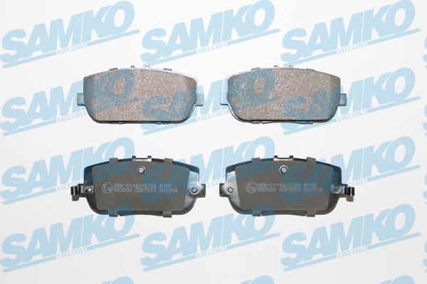 Samko 5SP1554 - Тормозные колодки, дисковые, комплект avtokuzovplus.com.ua