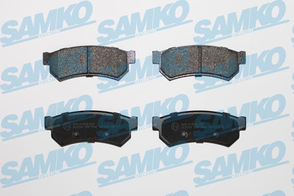 Samko 5SP1564 - Тормозные колодки, дисковые, комплект avtokuzovplus.com.ua