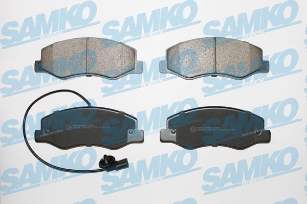 Samko 5SP1570 - Тормозные колодки, дисковые, комплект avtokuzovplus.com.ua