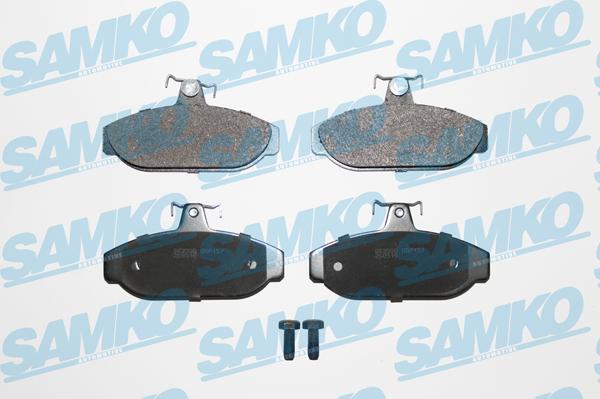 Samko 5SP157 - Тормозные колодки, дисковые, комплект avtokuzovplus.com.ua
