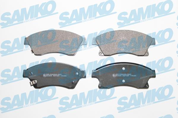 Samko 5SP1581 - Тормозные колодки, дисковые, комплект avtokuzovplus.com.ua