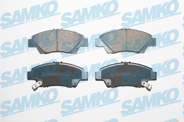 Samko 5SP1591 - Гальмівні колодки, дискові гальма autocars.com.ua