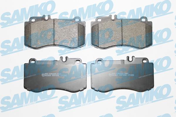 Samko 5SP1592 - Гальмівні колодки, дискові гальма autocars.com.ua