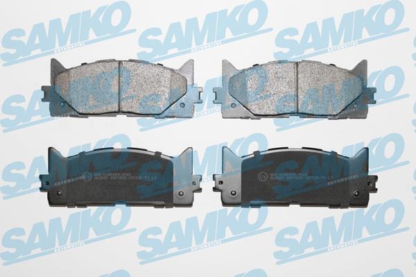 Samko 5SP1593 - Тормозные колодки, дисковые, комплект avtokuzovplus.com.ua