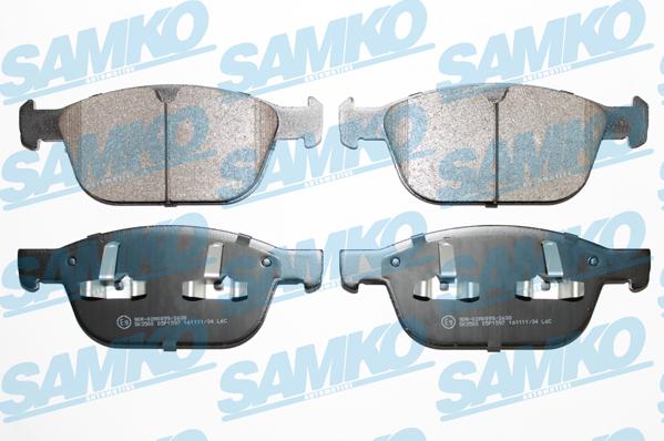 Samko 5SP1597 - Тормозные колодки, дисковые, комплект avtokuzovplus.com.ua