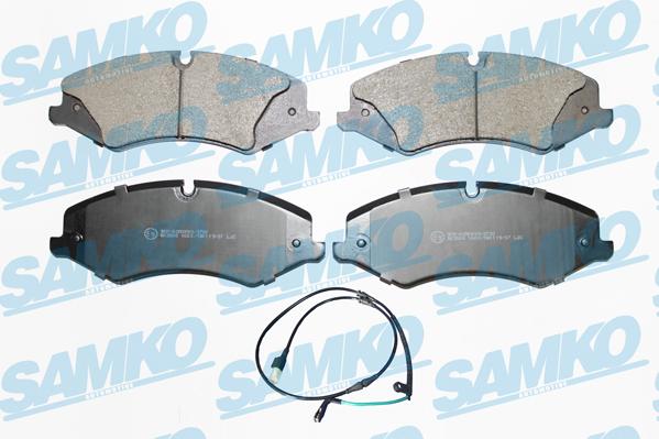 Samko 5SP1600A - Гальмівні колодки, дискові гальма autocars.com.ua