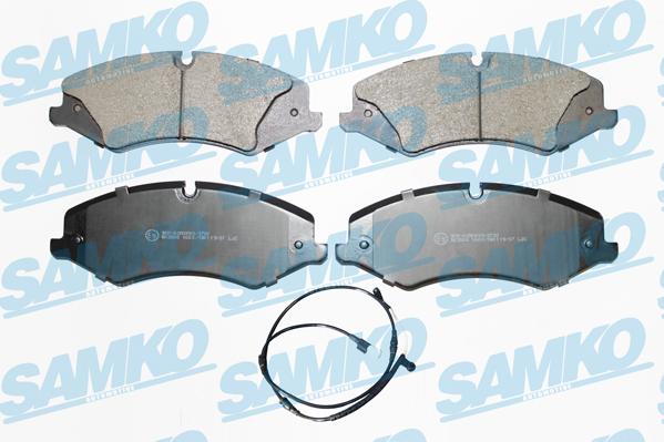 Samko 5SP1600C - Гальмівні колодки, дискові гальма autocars.com.ua