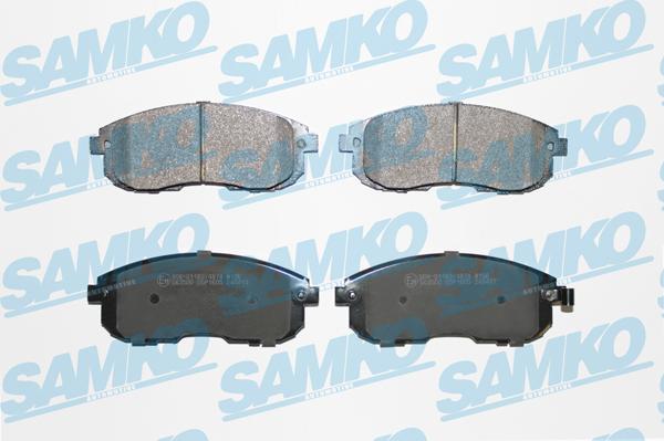 Samko 5SP1605 - Гальмівні колодки, дискові гальма autocars.com.ua