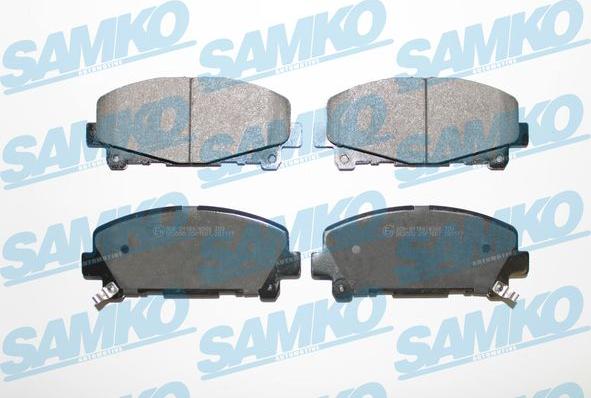 Samko 5SP1607 - Тормозные колодки, дисковые, комплект avtokuzovplus.com.ua