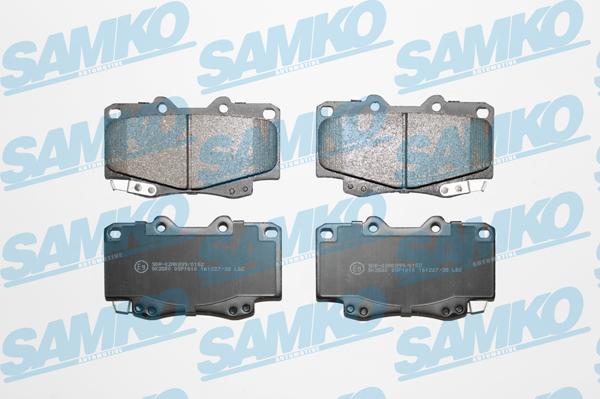Samko 5SP1610 - Гальмівні колодки, дискові гальма autocars.com.ua