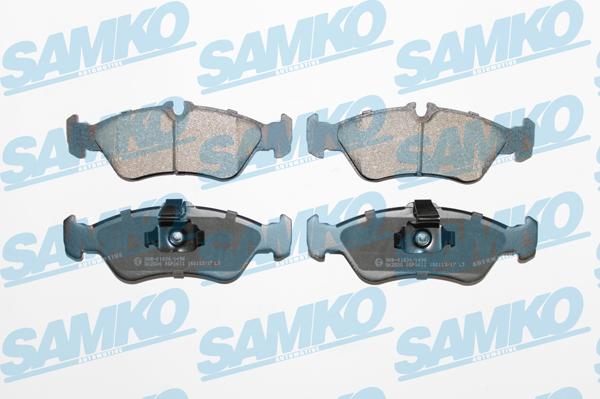 Samko 5SP1611 - Тормозные колодки, дисковые, комплект avtokuzovplus.com.ua