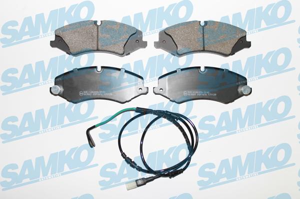Samko 5SP1616B - Гальмівні колодки, дискові гальма autocars.com.ua