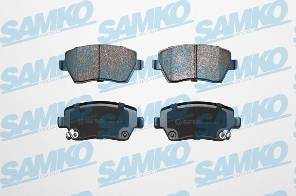 Samko 5SP1621 - Тормозные колодки, дисковые, комплект avtokuzovplus.com.ua