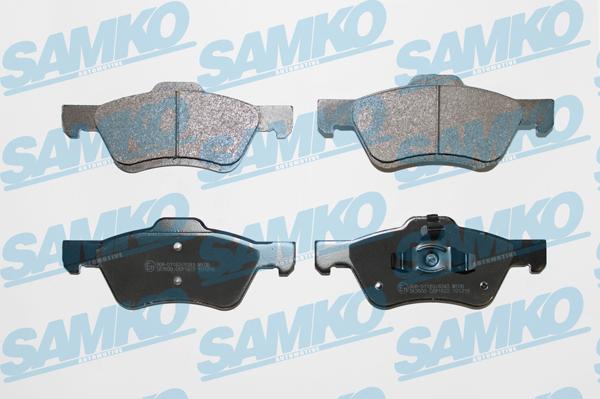 Samko 5SP1622 - Гальмівні колодки, дискові гальма autocars.com.ua