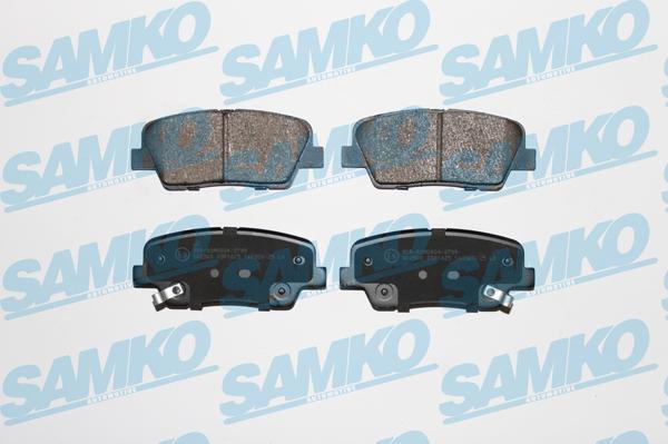 Samko 5SP1625 - Тормозные колодки, дисковые, комплект avtokuzovplus.com.ua