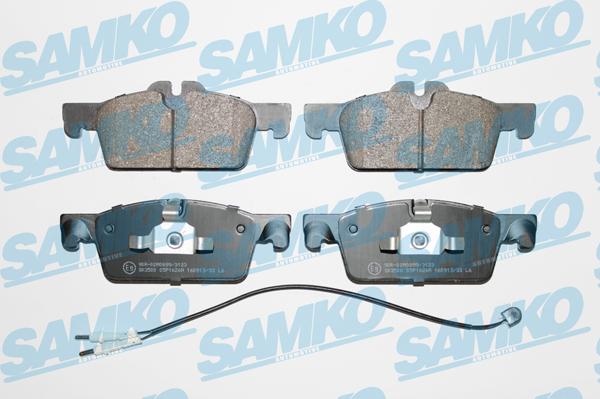 Samko 5SP1626A - Тормозные колодки, дисковые, комплект avtokuzovplus.com.ua