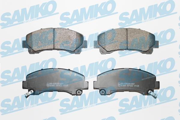 Samko 5SP1630 - Гальмівні колодки, дискові гальма autocars.com.ua