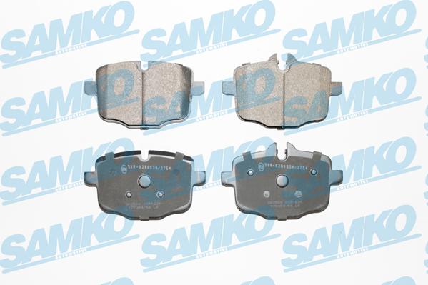 Samko 5SP1631 - Тормозные колодки, дисковые, комплект avtokuzovplus.com.ua