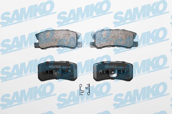 Samko 5SP1639 - Гальмівні колодки, дискові гальма autocars.com.ua