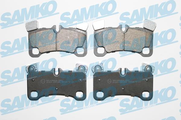 Samko 5SP1655 - Гальмівні колодки, дискові гальма autocars.com.ua