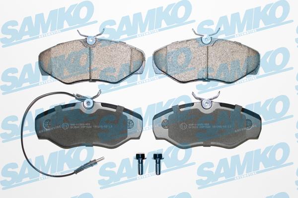 Samko 5SP1660 - Гальмівні колодки, дискові гальма autocars.com.ua