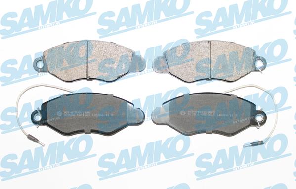 Samko 5SP1663 - Тормозные колодки, дисковые, комплект avtokuzovplus.com.ua