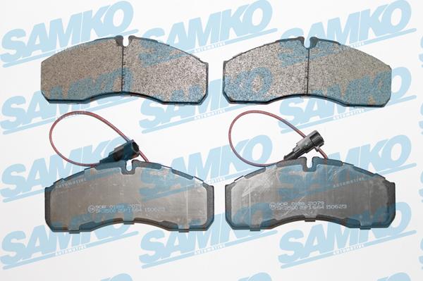 Samko 5SP1664 - Тормозные колодки, дисковые, комплект avtokuzovplus.com.ua