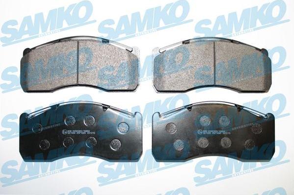 Samko 5SP1685 - Тормозные колодки, дисковые, комплект avtokuzovplus.com.ua