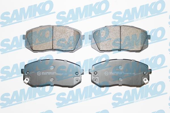 Samko 5SP1689 - Гальмівні колодки, дискові гальма autocars.com.ua