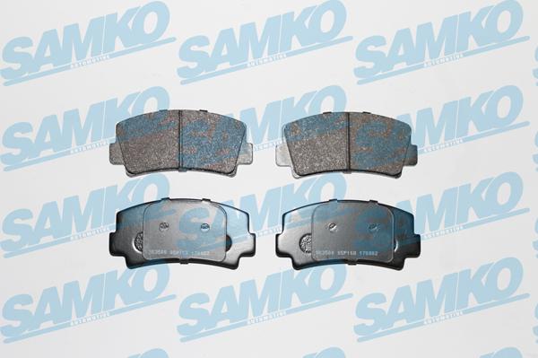 Samko 5SP168 - Тормозные колодки, дисковые, комплект avtokuzovplus.com.ua