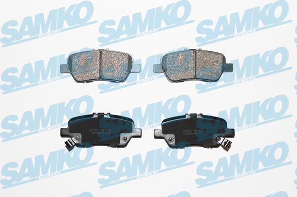 Samko 5SP1692 - Тормозные колодки, дисковые, комплект avtokuzovplus.com.ua